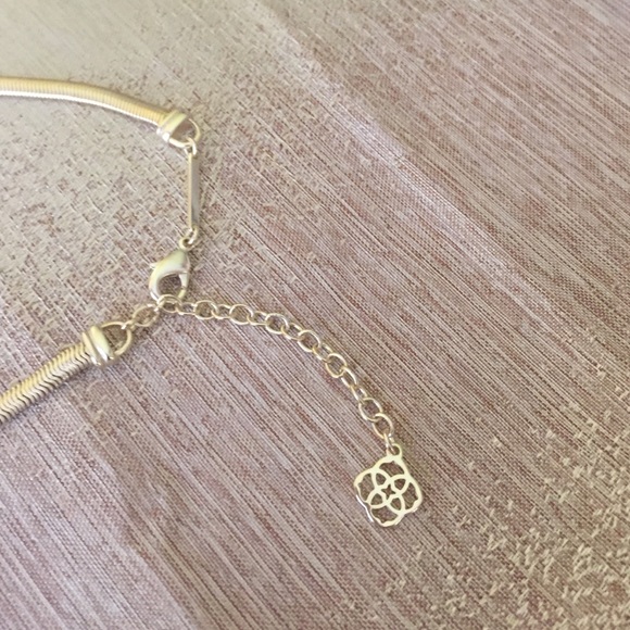 Authentic Kendra Scott Starla platinum necklace. Bags not included. (misplaced) - Picture 4 of 4